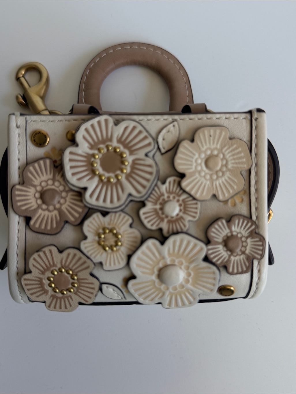 Coach Floral Rogue Bag Charm
